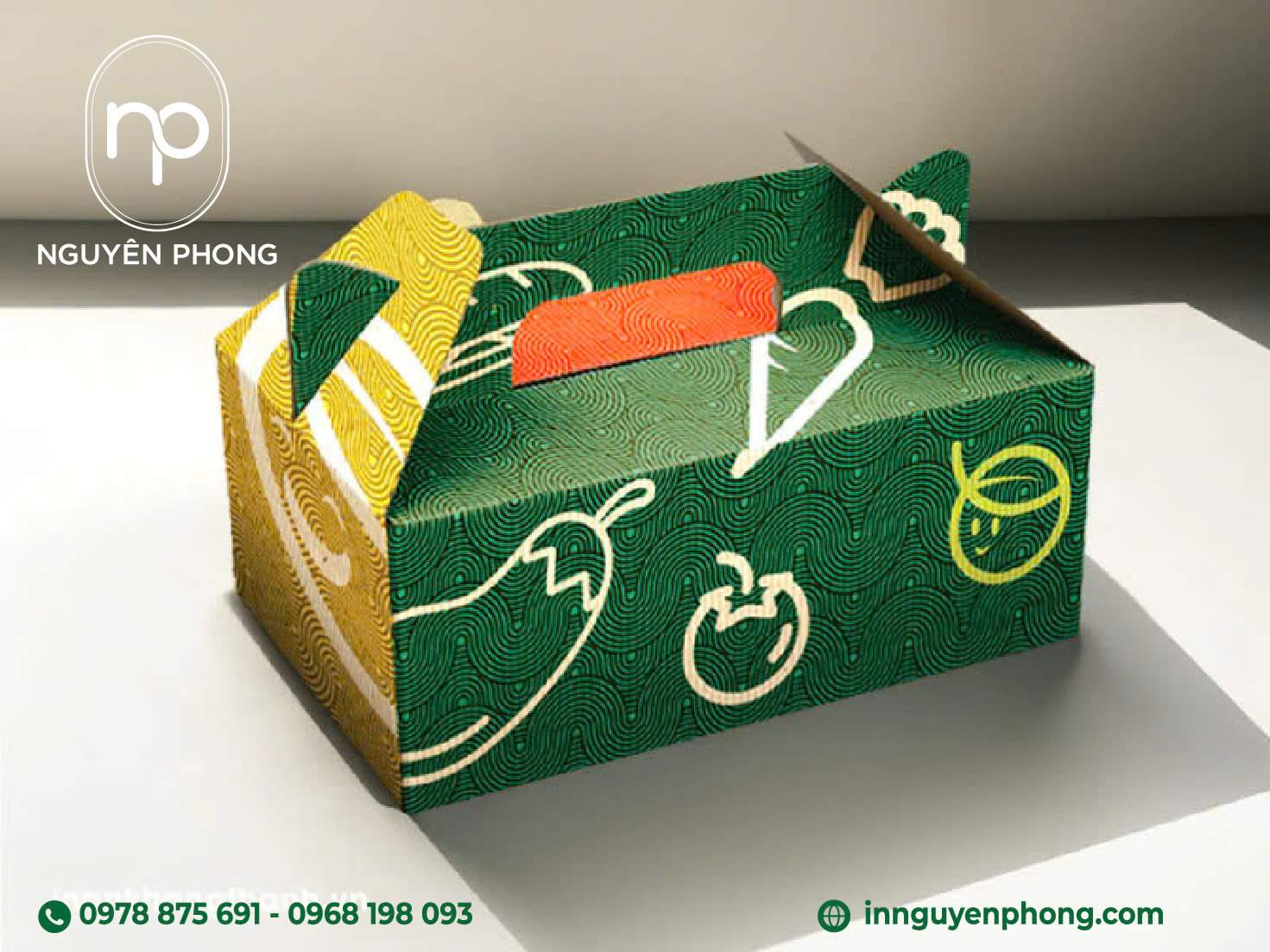 In hộp đựng đồ chơi bằng giấy ivory